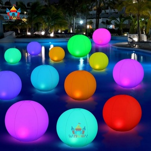 Esferas de Globo Gigantes de 1m con Luz LED de Colores Cambiantes, Personalizables, de PVC, Inflables, para Publicidad en Interiores, Fiestas y Eventos Comerciales - Product Image 6