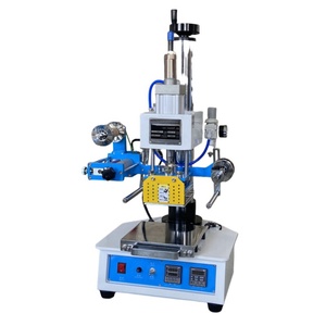 Automatic Pneumatic Stamping Embossing Printing Machine Heat Press Plate <b>Leather</b> Wood Plastic Card Paper Napkin Hot Foil Logo - Product Image 3