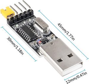 <span class=keywords><strong>USB</strong></span> để TTL mô-đun nối tiếp CH340 Power driver Adapter Board cho cổng nối tiếp tải về mô-đun cho STC vi điều khiển - Product Image 2