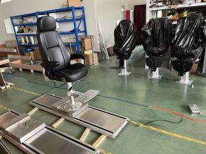 كرسي طيار بألوان مخصصة بحرية مسند ظهر قابل للتعديل مسند رأس - Product Image 6