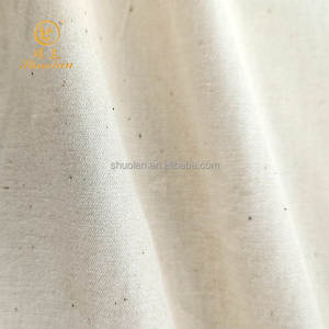 Tissu de toile de coton grège blanc brut couvre bâche de tente rouleaux de tissu de toile en prix de gros - Product Image 1