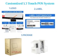 Sistema POS con Pantalla Táctil Capacitiva de 15.6 Pulgadas, Directo de Fábrica, Terminal de Caja Registradora para Supermercado, en Venta