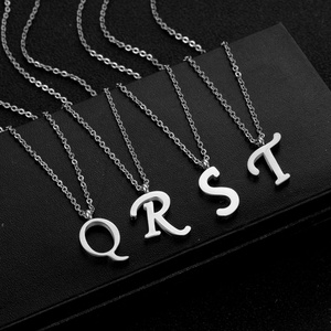 New <b>Initials</b> Gold Plated Stainless Steel Fashion Letter R Charm <b>Pendant</b> Jewelry - Product Image 4