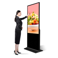 Pantalla Digital Publicitaria Vertical LCD de 43 y 55 Pulgadas, Personalizada, para Interiores, 4K, Android, Wifi, Pantalla Táctil Completa, Reproductor Multimedia