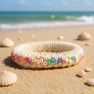 Z Eggflower <b>Shell</b> <b>Bracelet</b> 2400pcs Bohemia Style Women Beach Jewelry - Product Image 5