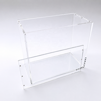 Boîte de présentation en acrylique transparente avec couvercle magnétique puissant pour figurines d'action, collection et rangement domestique