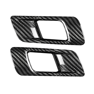Couvre-poignée de porte intérieure en fibre de carbone Shasha pour Ford <span class=keywords><strong>Mustang</strong></span> 2015-2023, accessoire de décoration intérieure de voiture - Product Image 1