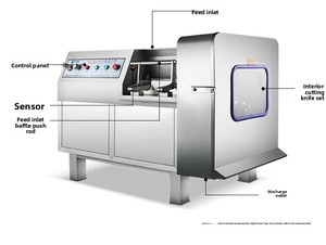 Chất Lượng Tốt Tươi Thịt <span class=keywords><strong>Cube</strong></span> Máy Cắt Tự Động Điện Có Thể Điều Chỉnh Thịt <span class=keywords><strong>Cube</strong></span> Dicer Thịt Dicer <span class=keywords><strong>Cube</strong></span> Máy Cắt - Product Image 4