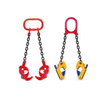 Chariot élévateur spécial huile tambour pince suspendu levage aigle bouche Double griffe crochet fer tambour levage 0.5-2 tonnes capacité