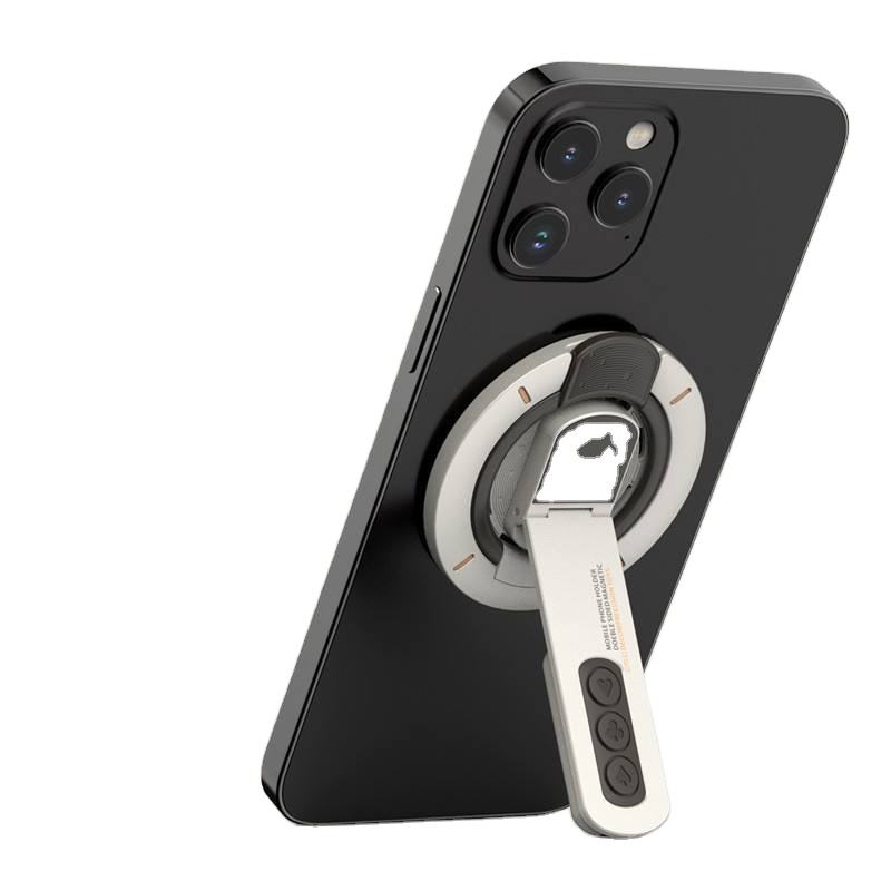 Ultra-Thin 360° Rotatable Magnetic Phone Stand | Double-Sided Adjustable Holder for Desk - KUWAIT