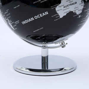 Soporte de acero inoxidable modelo World <span class=keywords><strong>Globe</strong></span> de 8 pulgadas con producto de metal tallado grabado - Product Image 4
