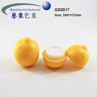 Kinderen Leuke Meisje Plastic Lippenstift Container Lip Masker Make Bal Nieuwigheid Fruit Make Container