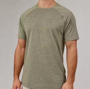 Camiseta de Cáñamo con Logotipo Personalizado para Hombre, Camiseta Ecológica de Algodón Orgánico Sostenible, Camiseta de Bambú en Blanco, Camiseta de Algodón de 300 g/m² - Product Image 1