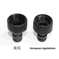 Adaptateur de raccord hexagonal à 6 points soigneusement sélectionné, forme droite, norme américaine/européenne, connexion femelle pour robinets