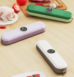 เครื่องแพ็กสุญญากาศอัตโนมัติพลาสติกขนาดเล็กกะทัดรัดเครื่องซีลอาหารในครัวเรือนแบบพกพาป้องกันความร้อนสูงเกินไปเสียงรบกวนต่ำสำหรับ - Product Image 1