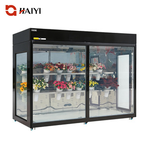 Commercial Stainless Steel Frost Free Adjustable Shelves Floral Storage Cooler Refrigerator Cabinet for Flower Shops - Product Image 1