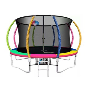 Zoshine 6/8/10/12/14/16/18FT Jumping Bungee <strong>Trampoline</strong> Outdoor <strong>Trampoline</strong> for Kids and Adults <strong>with</strong> Safety <strong>Net</strong> and Spring Padding - Product Image 3