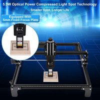 Cabezal Láser de Alta Precisión de 20W, Negro, 12VDC, con Enfoque Fijo, para Máquina de Grabado Láser y Máquina CNC Router