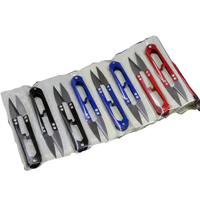 Palmer U Forme Coupe Point Ciseaux De Pêche Mini Petit Papier Fil Ciseaux En Plastique Poignée En Acier Ciseaux Cutter