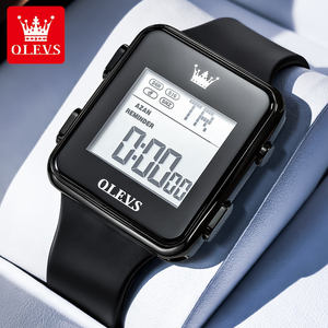 Montre numérique multifonctionnelle carrée chronographe pour homme, jeune et étudiant, style sportif, vente en gros directe usine 1105 - Product Image 2