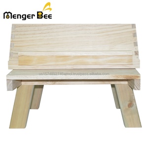 Nouvelle ruche nationale britannique WBC avec construction en bois de sapin à 3 couches, grille d'exclusion de reine et couvercle métallique - Product Image 6