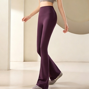 High Waist Flare Yoga <b>Pants</b>, Butt Lifting Bootcut Leggings - Product Image 2