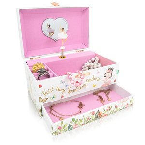 Unicorn Music Box Jewellery Box Packaging For Girls & Boys Gift Ballerina Wooden Musical Jewelry Box Kid Toys For Age 6 and UP