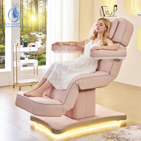Table de massage électrique pour esthéticienne, lit de beauté pour spa facial, lit de salon pour extensions de cils