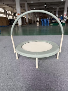 Giá rẻ nhà thể dục 36inch Trampoline trò chơi trẻ em sân chơi trong nhà gấp thể dục Trampoline Mini tập thể dục rebounder - Product Image 2