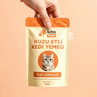 Nouvel Emballage Alimentaire pour Animaux de Compagnie : Sachet Personnalisé à Impression Numérique, Doypack à Fermeture Éclair pour Nourriture et Friandises pour Chats