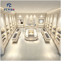 Présentoir à bijoux en bois et en verre de luxe personnalisé, conception de vitrine, aménagement de magasin de bijoux en or, comptoir de meubles de bijouterie