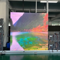 Toile LED UHD à couleurs vives pour intérieur, pas de pixel visible (P1.25mm), idéale pour l'art mural numérique en magasin et en métro, luminosité 800 nits, garantie 3 ans