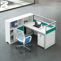 Poste de travail personnalisé avec cloison, bureau modulaire sur mesure pour dessin CAO, bureaux en cellules modulaires pour projet de mobilier de bureau d'entreprise