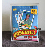 TCG Offre Spéciale étui de protection en acrylique transparent pour Topps Baseball/Football Wax Box 1980-1991 étui en acrylique étanche