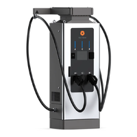 Nouveau chargeur de véhicule électrique DC Starcharge Jupiter 60 kW avec interfaces CCS2+CCS2+Type2 pour une recharge rapide en destination