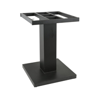 Comptoir hauteur laiton piédestal bar métal jambe salle à manger pieds ovale médiocre base de table pour table basse