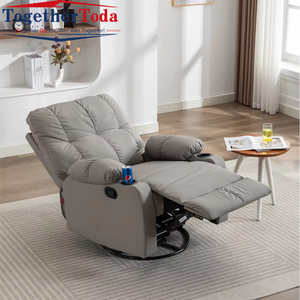Fauteuil de massage électrique moderne en tissu personnalisé, manuel, pour salon - Product Image 5
