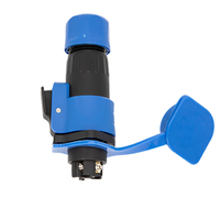 Connecteur de fil de joint de connexion rapide étanche IP68 sans soudure prise mâle femelle ZX20 connecteurs de câble circulaires Flange-5P