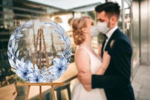 Custom Couple <strong>Name</strong> Engagement <strong>Wedding</strong> Layout Welcome <strong>Card</strong> Acrylic <strong>Wedding</strong> Supplies <strong>Card</strong> <strong>Wedding</strong> Welcome Board - Product Image 5