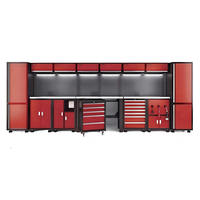 Armoire à outils industrielle OEM personnalisée, système de rangement modulaire pour garage et atelier avec établi mobile