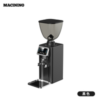 Lehehe - Molinillo de Café Eléctrico Industrial Profesional, Totalmente Automático, de Acero Inoxidable, Tipo Ghost-tooth, 400 W