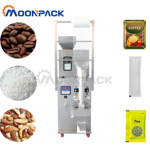 Moonpack MP-VFFS-G-100g Hạt máy đóng gói phần cứng đường gạo đậu Hà Lan nhôm lá mỏng niêm phong trọng lượng bột điền máy - Product Image 1