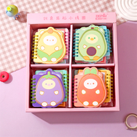 Carnet spirale mini format spécial fruits et légumes mignons 83*110mm 60 feuilles 80gsm Papeterie de poche pour enfants Vente en gros DEPAI