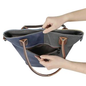 Sacs fourre-tout colorés grande capacité AndoBag pour femmes, sac à bandoulière en cuir véritable, sac à main décontracté à porter sous le bras 2740 - Product Image 5