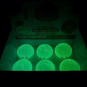 Wholesale 2026 New Night Dumpling Squishy Mood <b>Light</b> <b>Rainbow</b> Mystery Luminous Tpr Soft Squeeze Toy for Stress Relief - Product Image 4