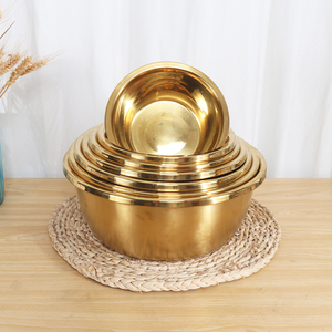 Màu sắc trộn bát Rau Trái Cây rửa bát sang trọng thép không gỉ trộn bát đặt - Product Image 2