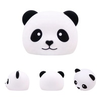 Tapa de Silicona con Cabeza de Animal Personalizada, Ecológica, Resistente al Calor, para Termos, Diseño de Jirafa, Unicornio, Panda, Tapa de Dibujos Animados, Apta para Alimentos