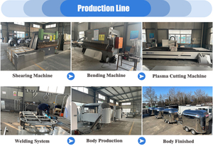 Mỹ ngoài trời di động hai tầng hai câu chuyện Lớn phục vụ lễ hội cà phê thanh thực phẩm Xe tải Trailer với boong kèm theo - Product Image 2