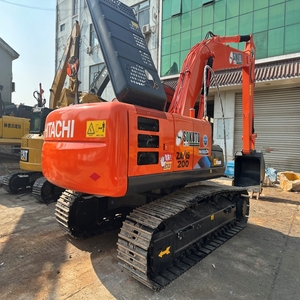 Excavadora de 20 toneladas de alta calidad, máquinas de construcción de segunda mano Hitachi ZX200 usadas, horas de trabajo bajas, engranaje de motor de venta - Product Image 2