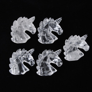 <span class=keywords><strong>Unicornio</strong></span> tallado a mano, cristal Natural con diferentes materiales y tamaños <span class=keywords><strong>de</strong></span> piedra, precio al por mayor - Product Image 5